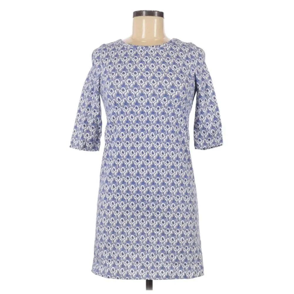 Vineyard Vines Ikat Fern Print Dress | M